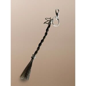 Hand Braided Horsehair Keychain — Ready to Ship
